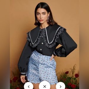 WILL BE DONATING IF NOT BOUGHT SOON  - Coronet Embroidered Blouse